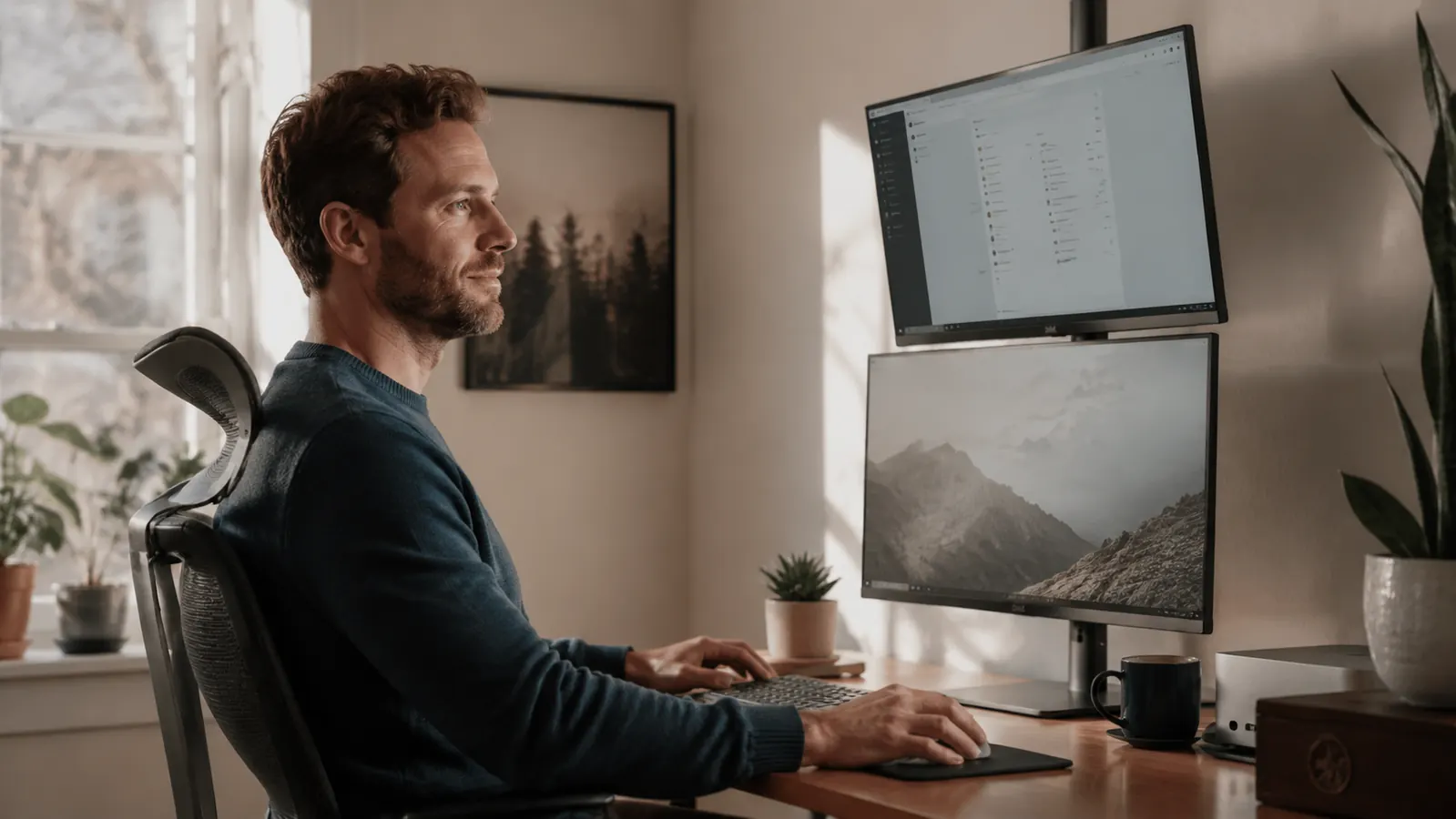 10 Reasons a Dual Monitor Setup Doubles Productivity for Home Office Workers